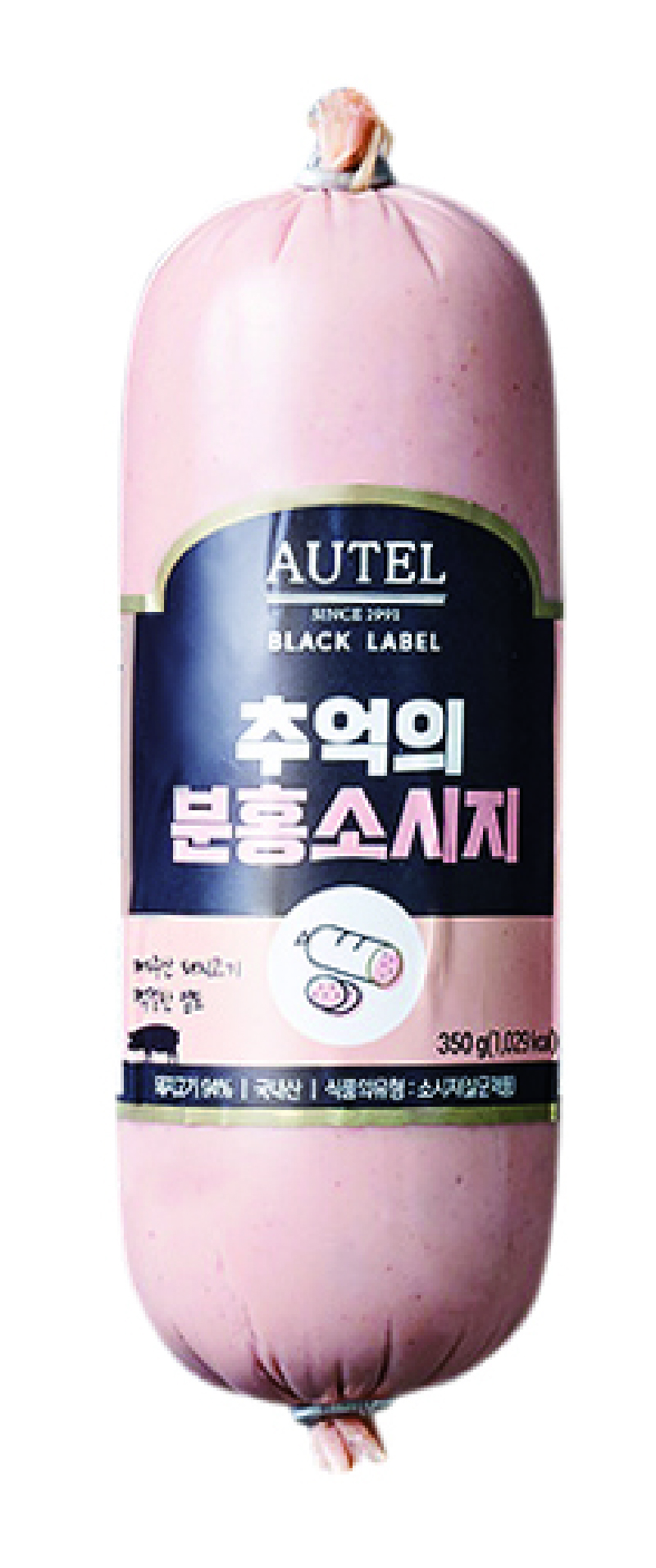 오뗄블랙제주돼지분홍소시지(350g)냉장